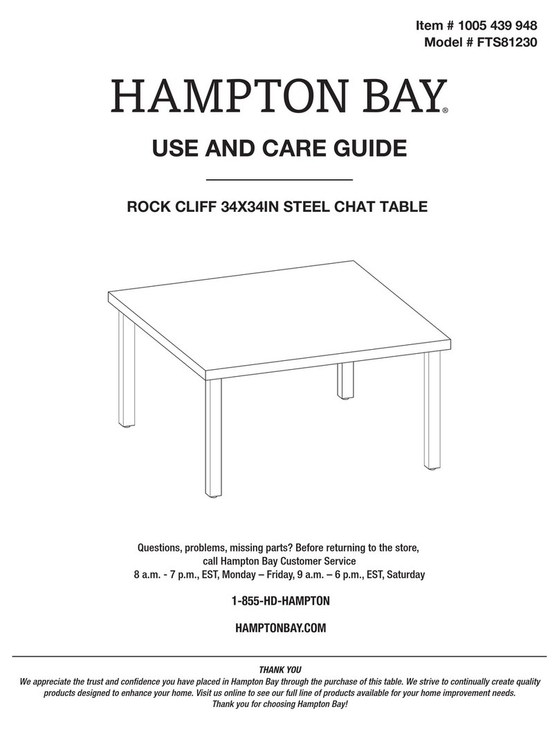 HAMPTON BAY FTS81230 User manual