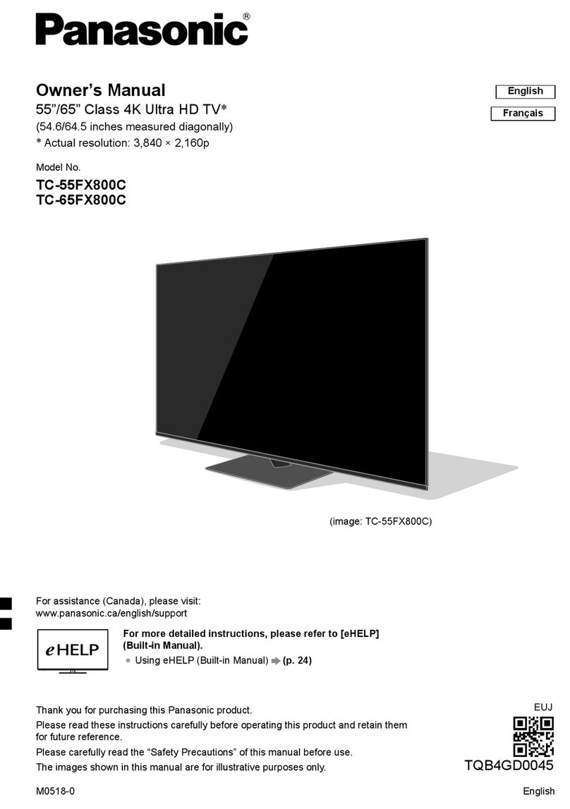 Panasonic TC-55FX800C owner's manual