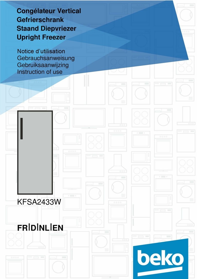 Beko KFSA2433W Instructions of use