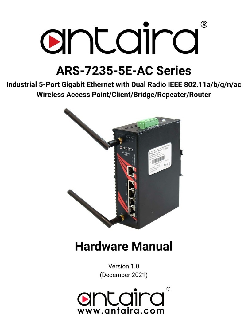 ANTAIRA ARS-7235-5E-AC Series User manual