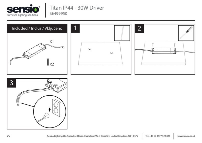 Sensio Titan IP44 installation guide