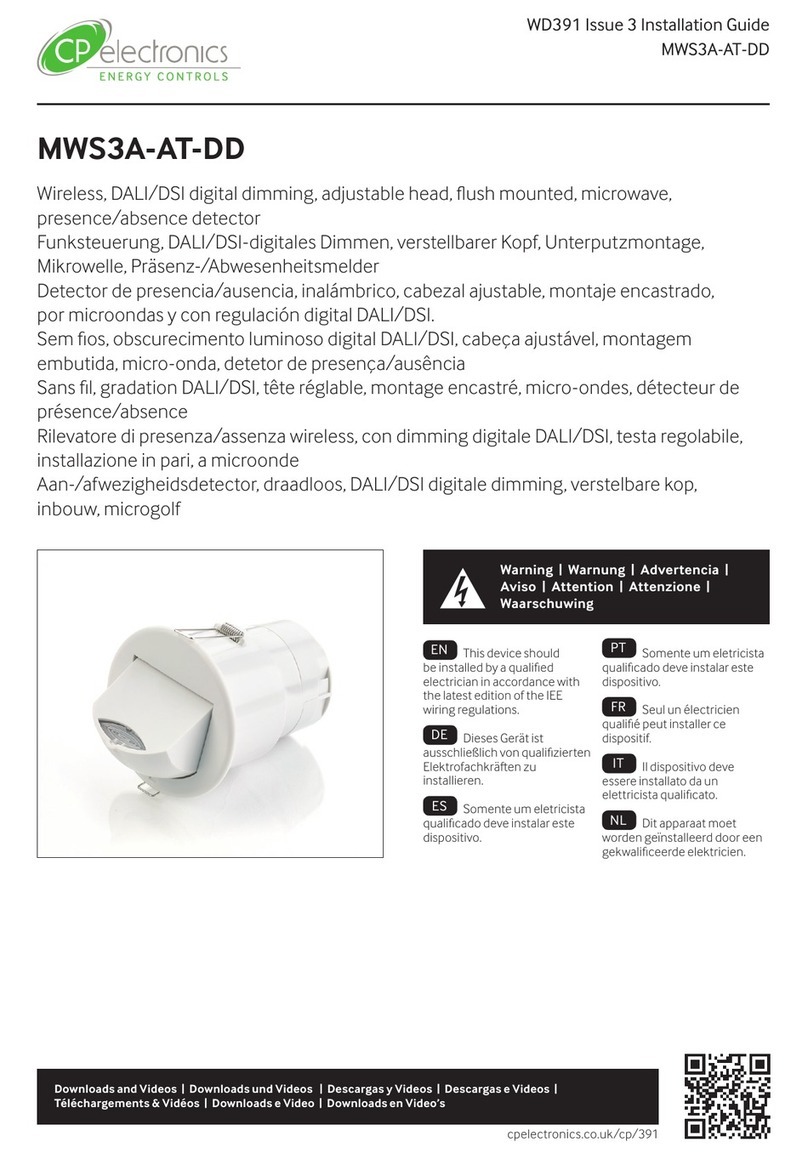 C.P. Electronics MWS3A-AT-DD installation guide