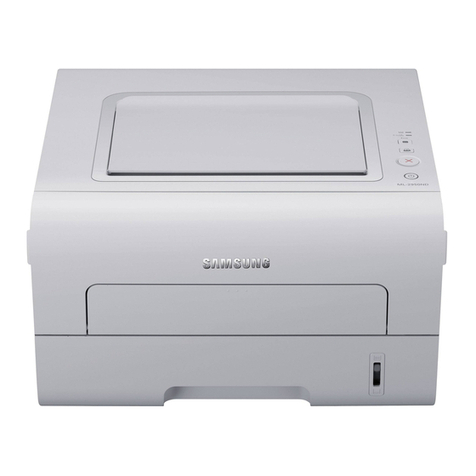 Samsung ML-295 Series User manual Samsung ML-295 Series User manual