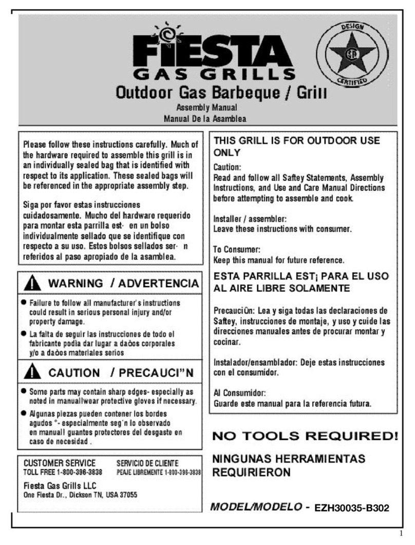 Fiesta EZH30035-B302 Assembly manual