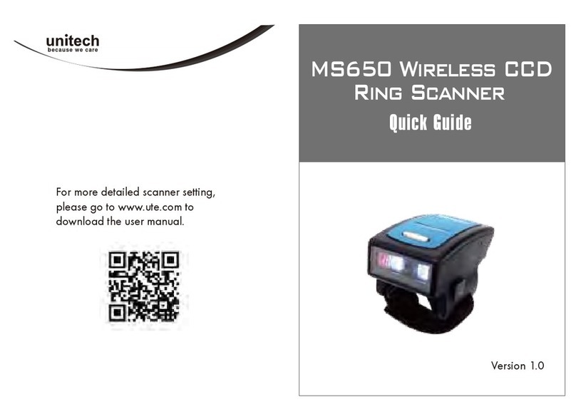 Unitech MS650BT quick guide