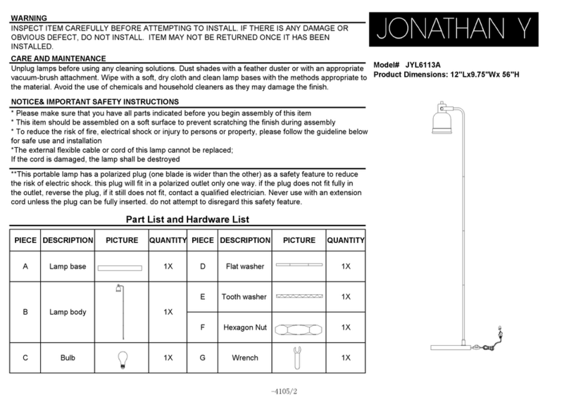 JONATHAN Y JYL6113A User manual