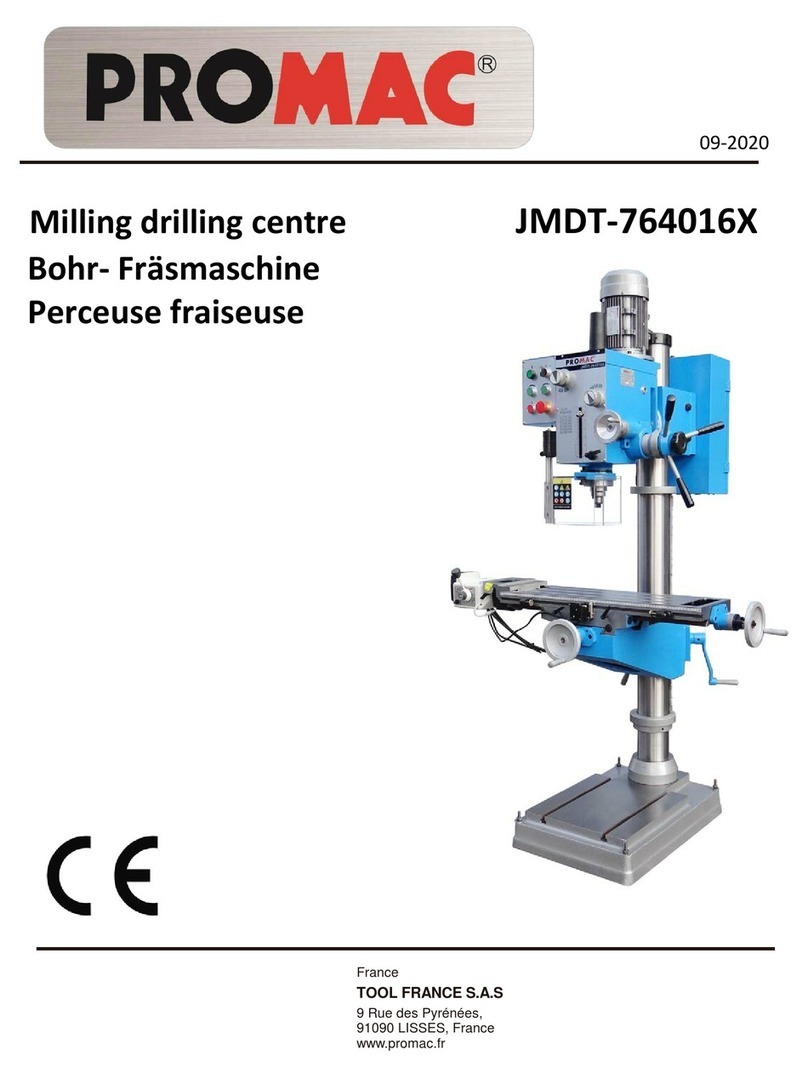 Promac JMDT-764016X manual
