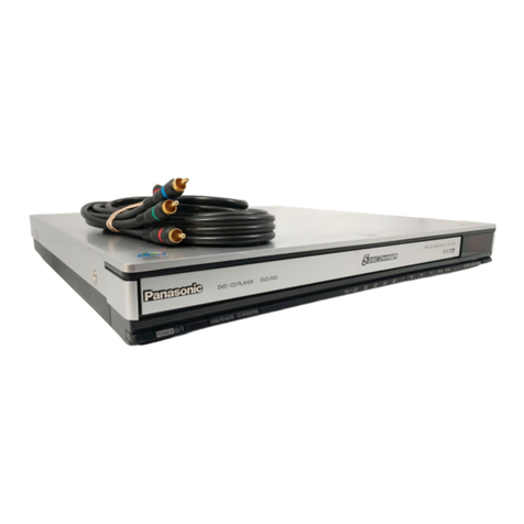 Panasonic DVDF61P User manual