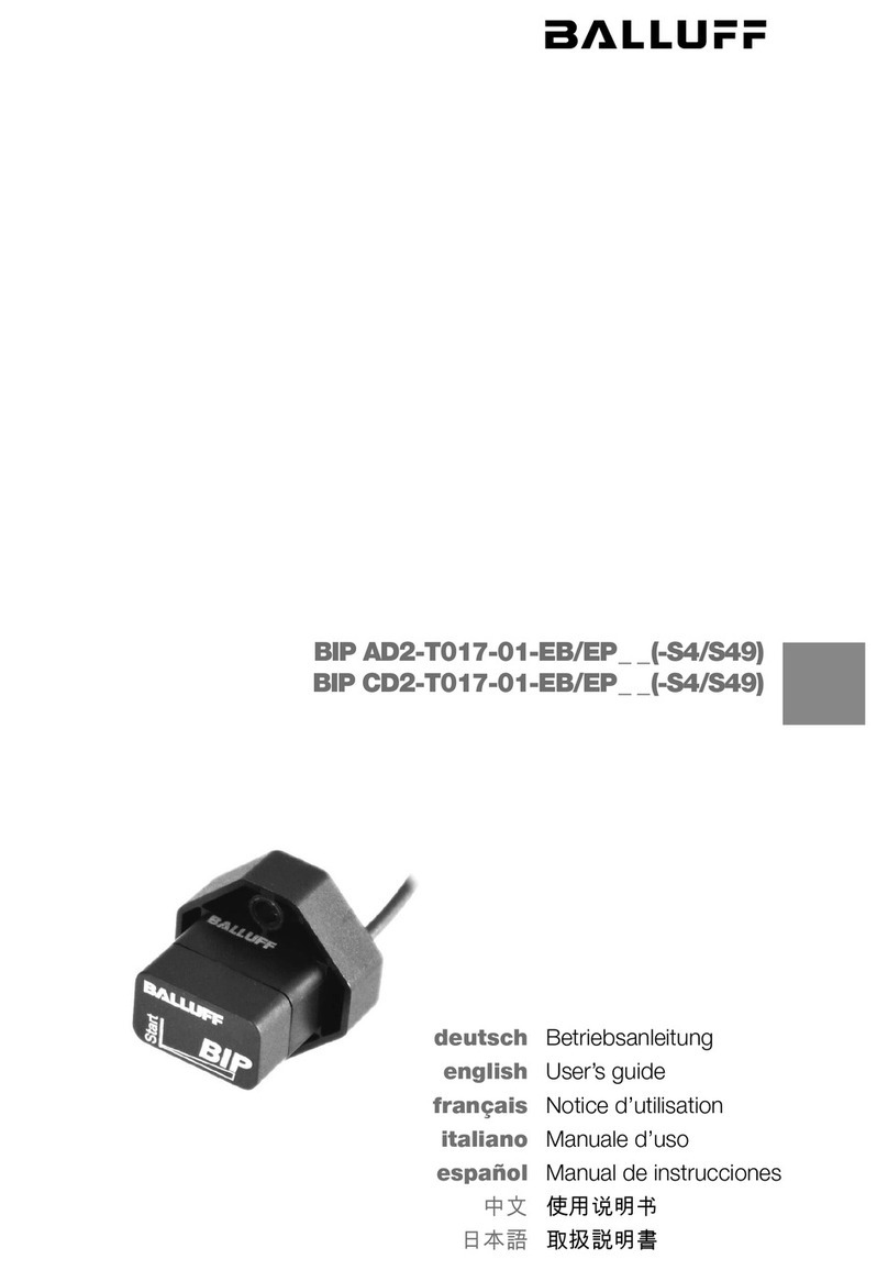 Balluff BIP AD2-T017-01-EB Series user guide Balluff BIP AD2-T017-01-EB Series user guide