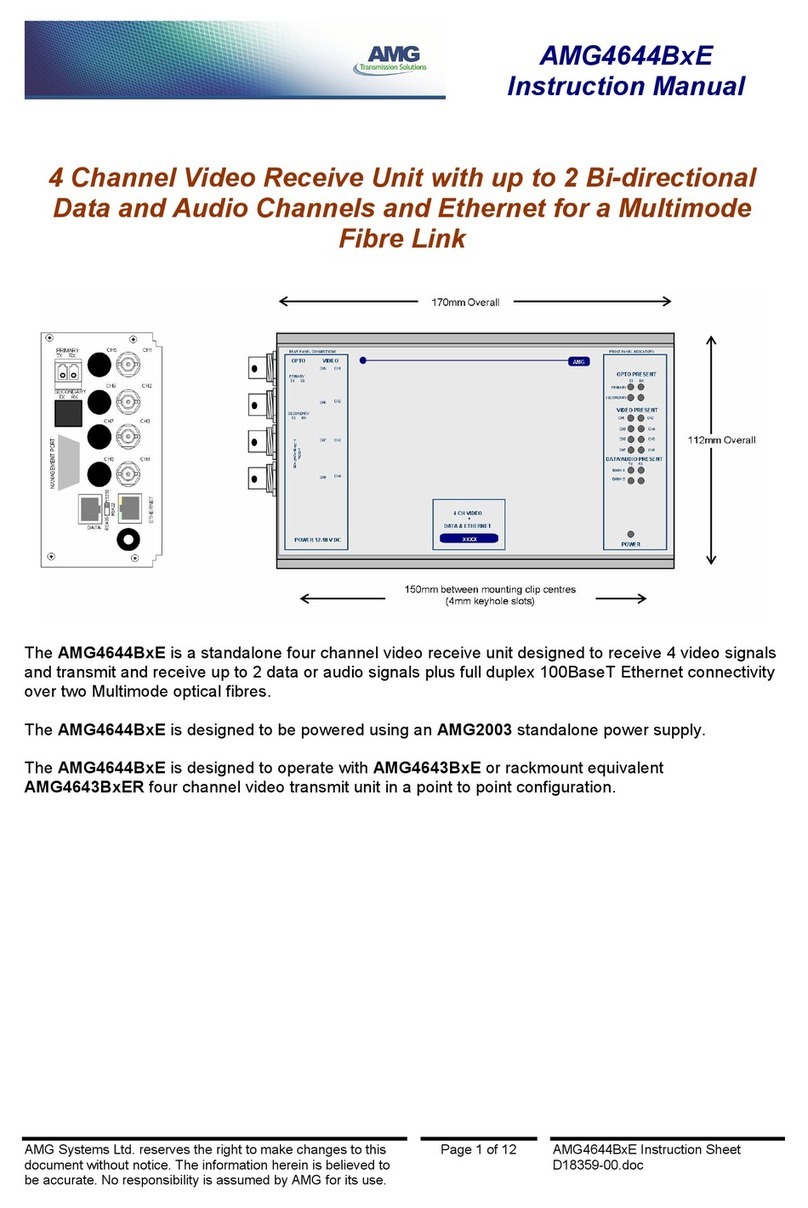 AMG AMG4644BxE User manual