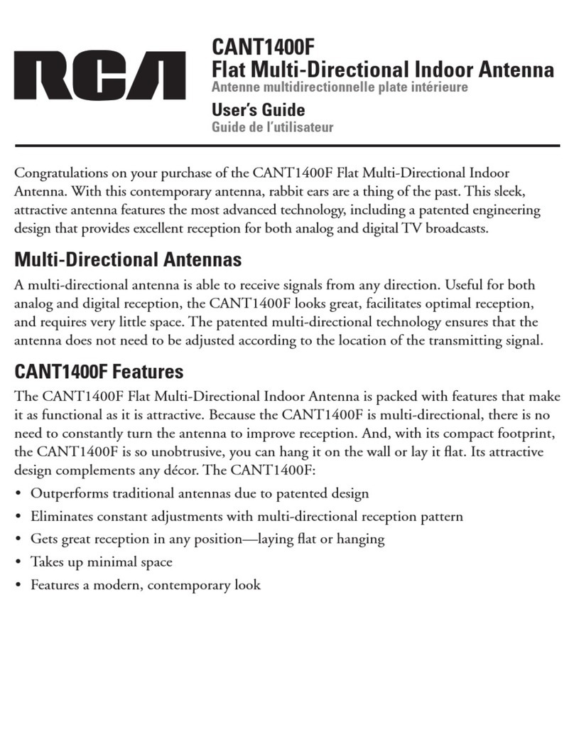 RCA CANT1400F User manual