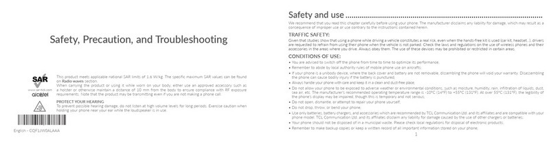 Alcatel B091 Operating instructions
