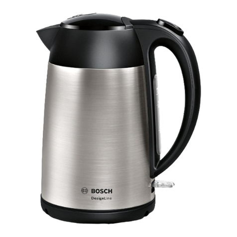 Bosch TWK3P Series User manual