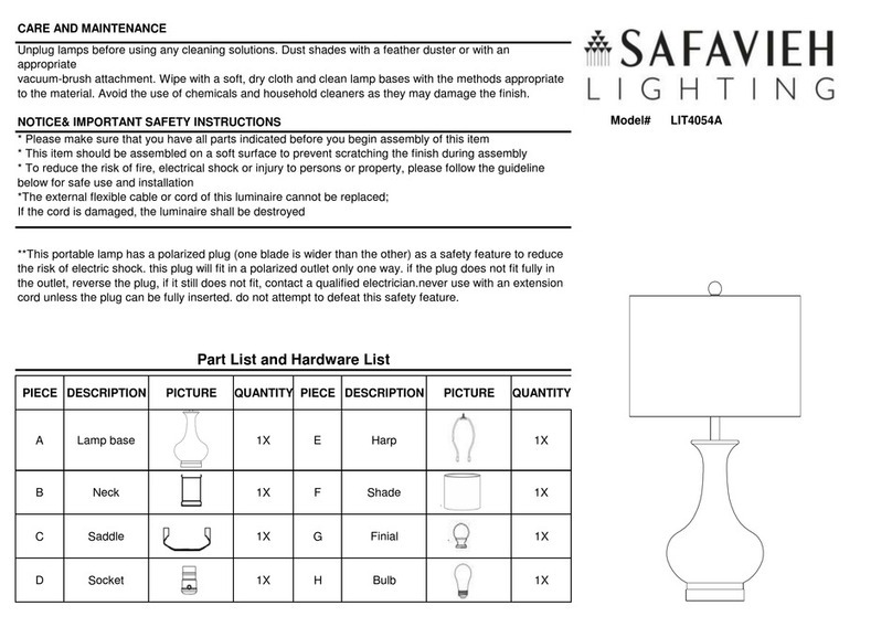 Safavieh LIT4054A manual