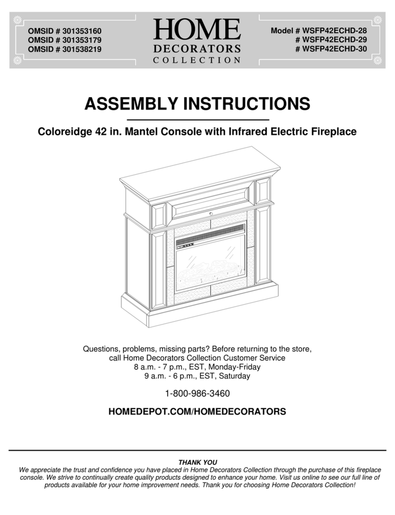 Home Decorators Collection WSFP42ECHD-28 Assembly instructions