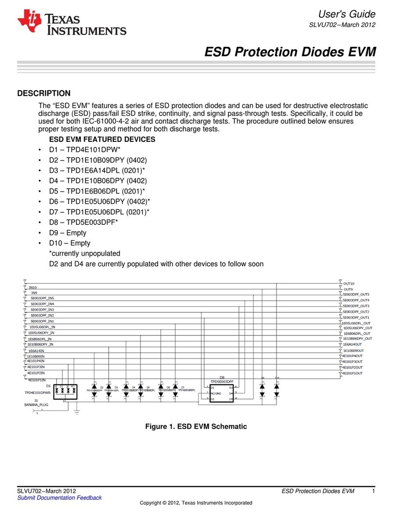 Texas Instruments TPD4E101DPW Series user guide