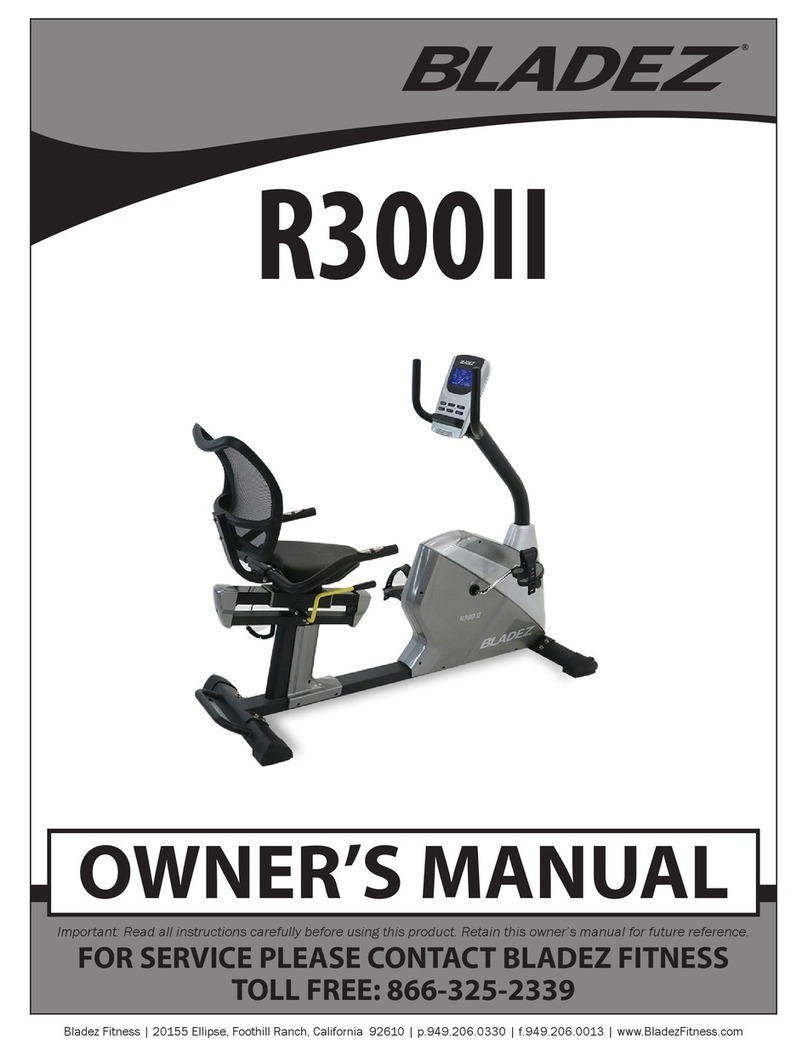 BLADEZ R300II owner's manual
