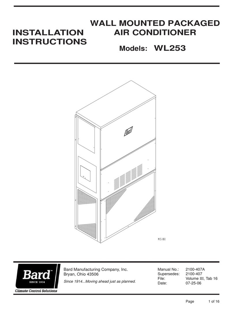 Bard WL253 User manual
