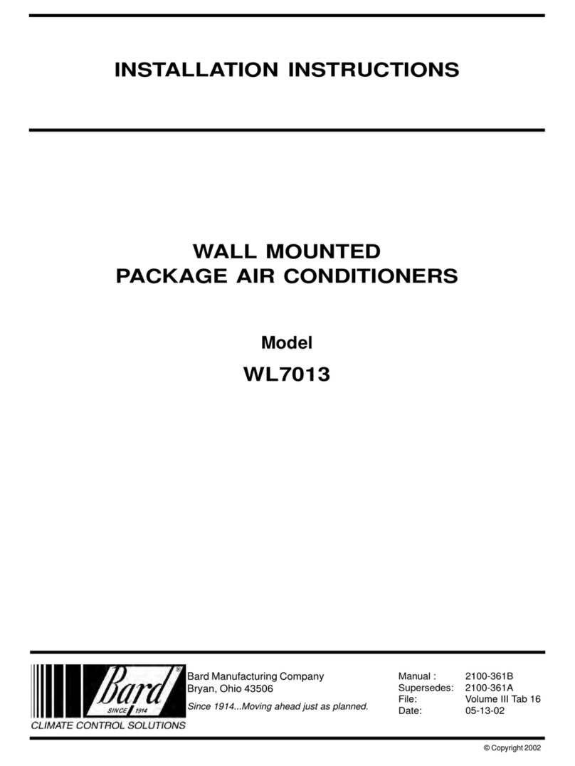 Bard WL7013 User manual