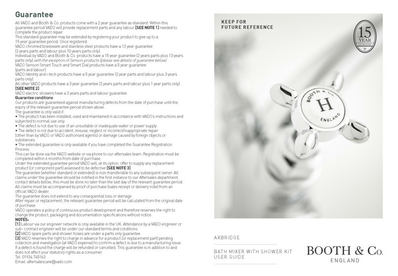 Booth & Co AXBRIDGE BC-AXB-131-BN user guide Booth & Co AXBRIDGE BC-AXB-131-BN user guide