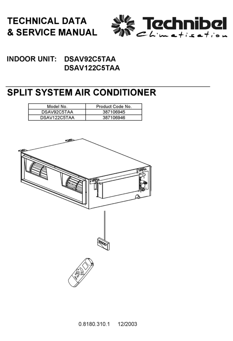 Technibel Climatisation DSAV92C5TAA Manual