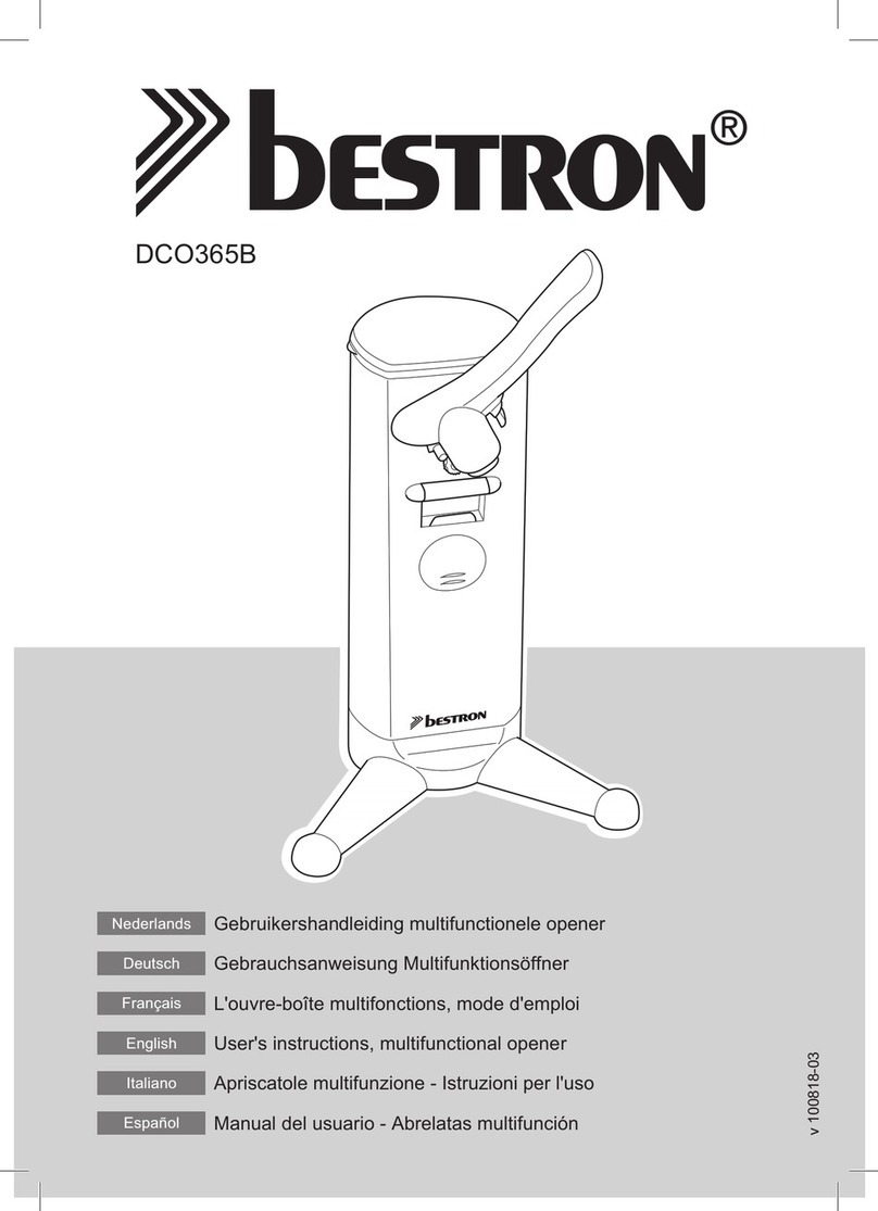 Bestron DCO365B User instructions