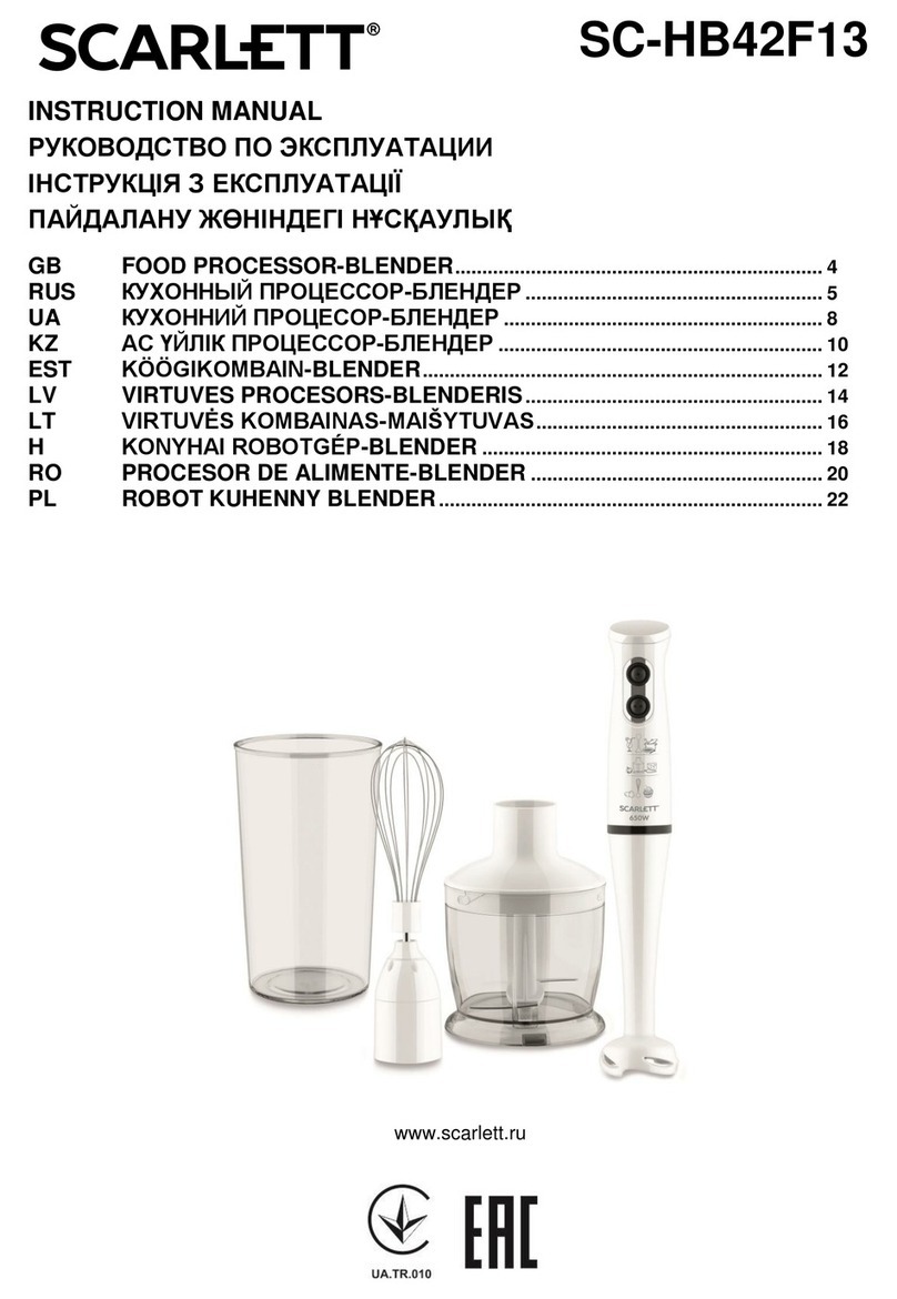 Scarlett SC-HB42F13 User manual