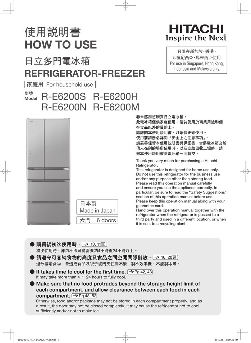 Hitachi R-E6200S Operating instructions