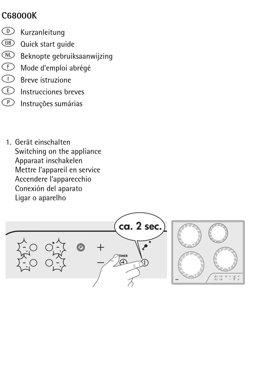 AEG C68000K User manual