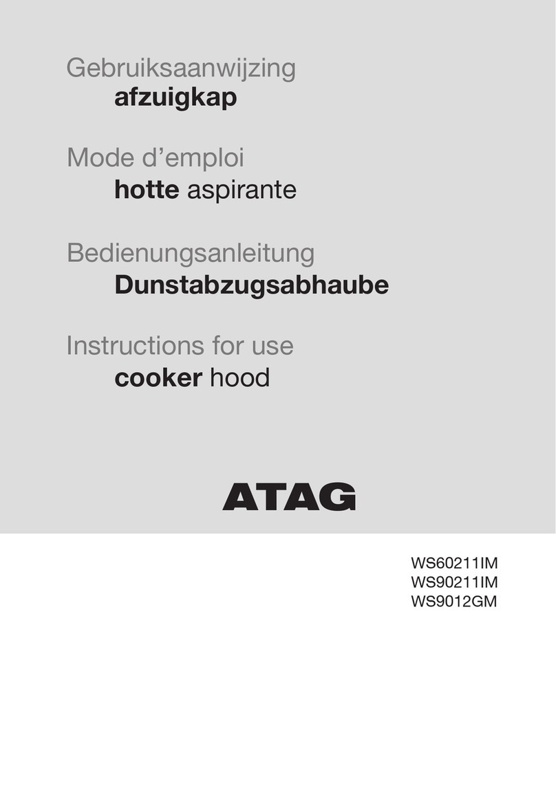 Atag WS60211IM Instructions for use