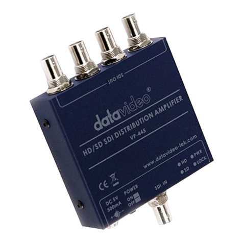 Data Video VP-445-SDI instruction manual