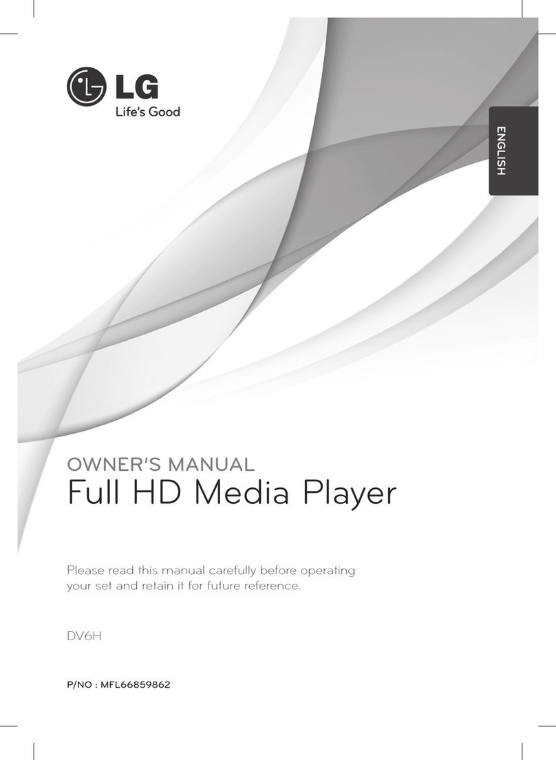 LG DV6H Series User manual