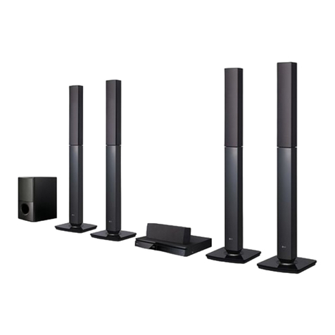 LG LHD655B Specification sheet