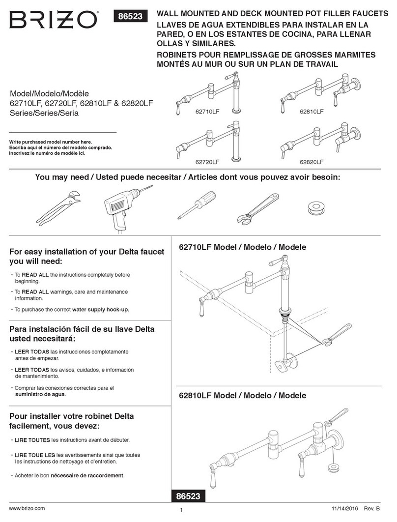 Brizo 62810LF manual