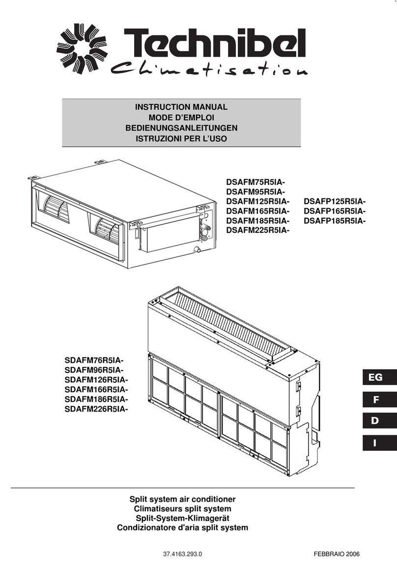 Technibel Climatisation DSAFM75R5IA User manual