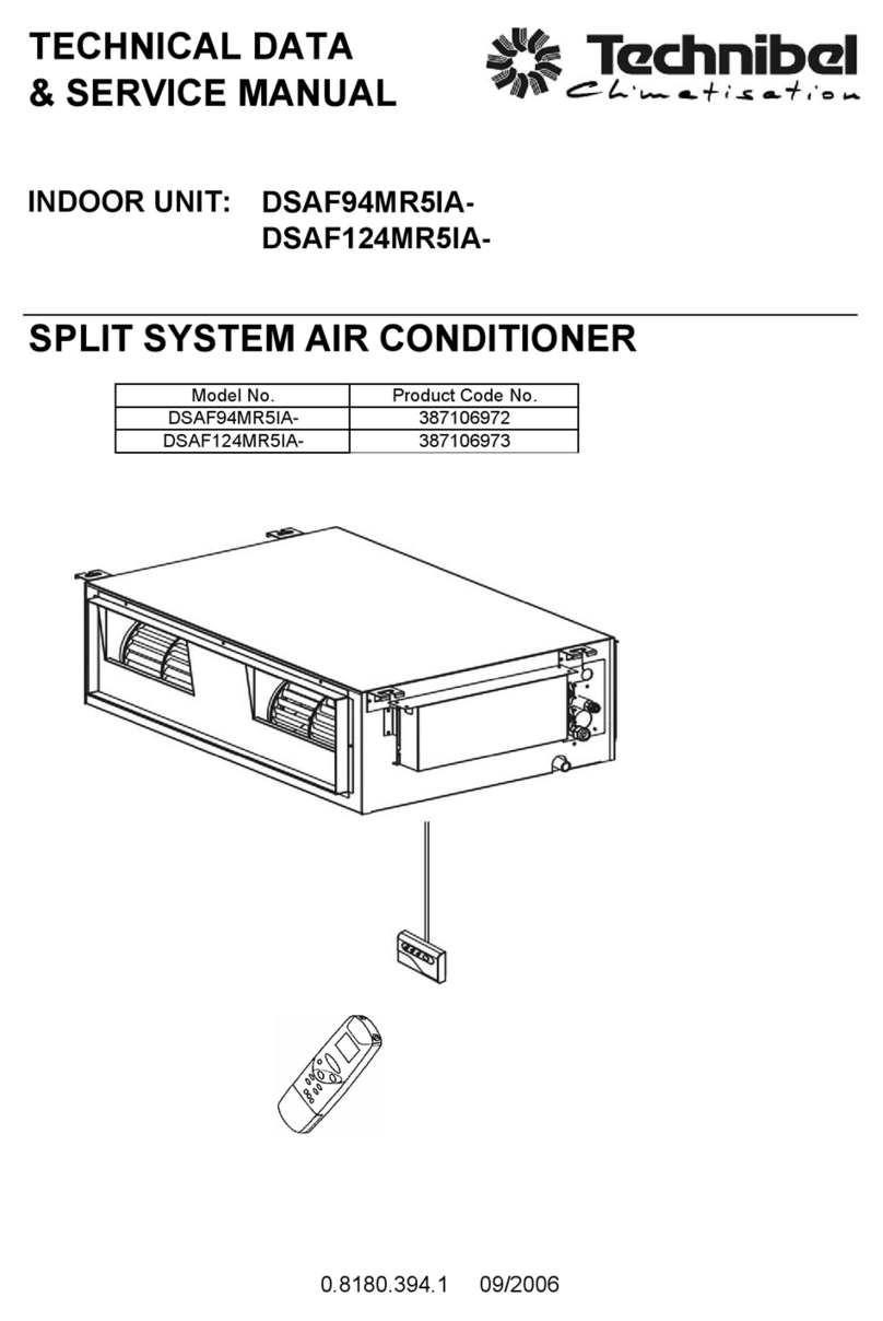 Technibel Climatisation DSAF94MR5IA Manual