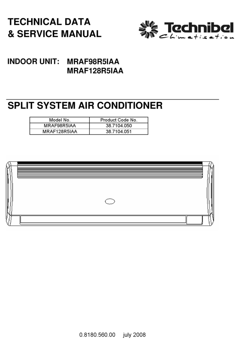 Technibel Climatisation MRAF98R5IAA Manual