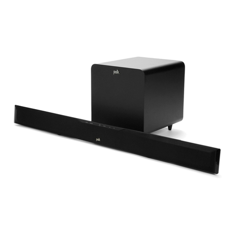 Polk Mono surroundbar 9500BT User manual