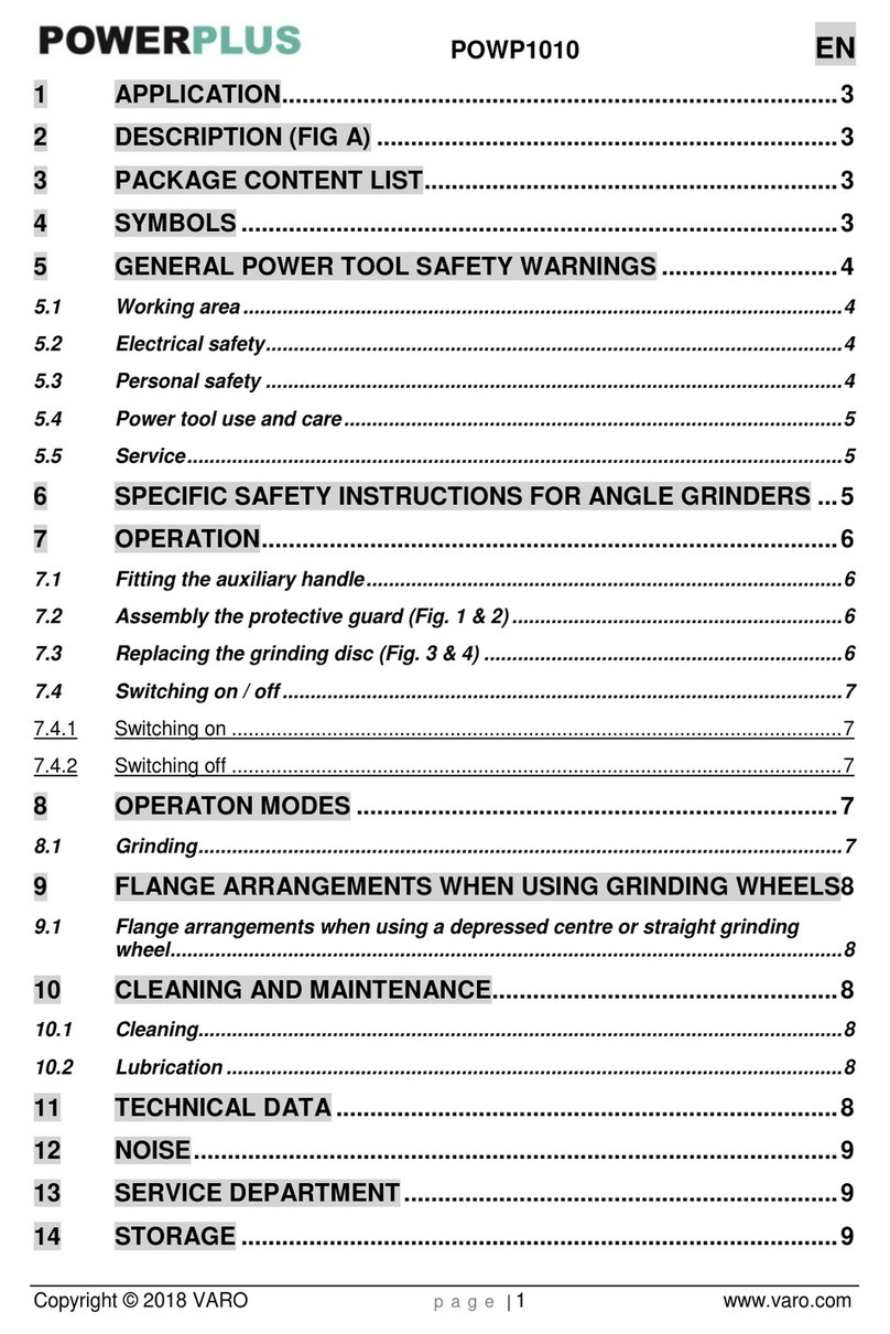 VARO PowerPlus POWP1010 User manual