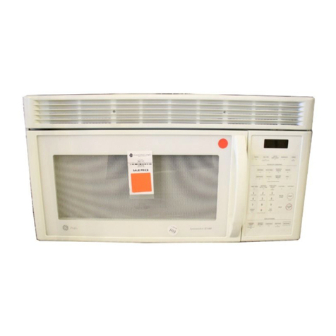 GE SpacemakerXL JVM1460BA User manual GE SpacemakerXL JVM1460BA User manual