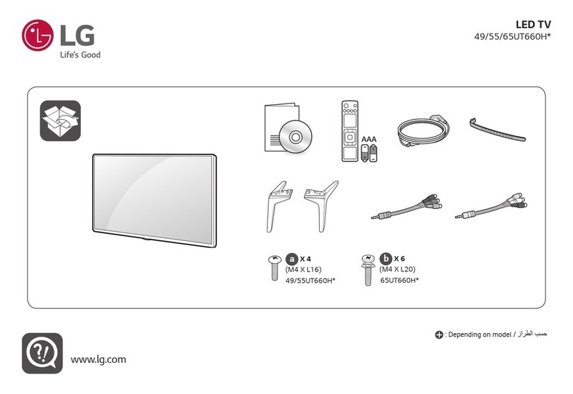 LG 49UT660H Series User manual