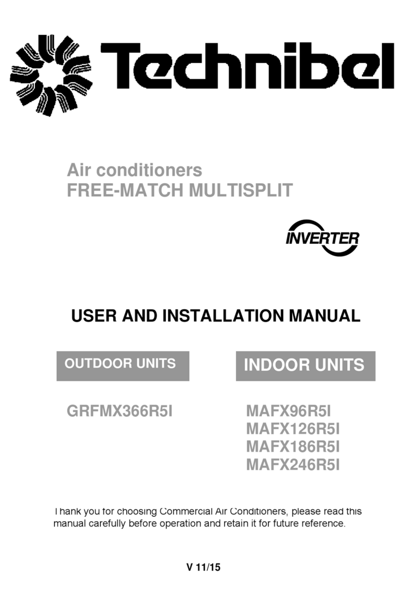 Technibel GRFMX366R5I Operating manual