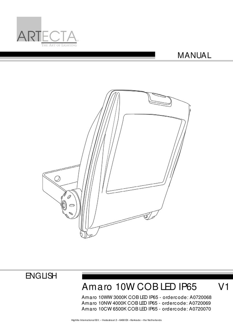 Artecta Amaro 10WW User manual