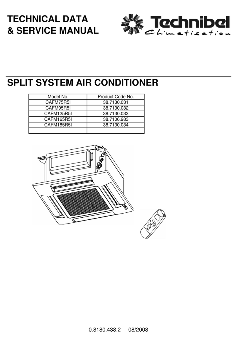 Technibel Climatisation CAFM75R5I Manual