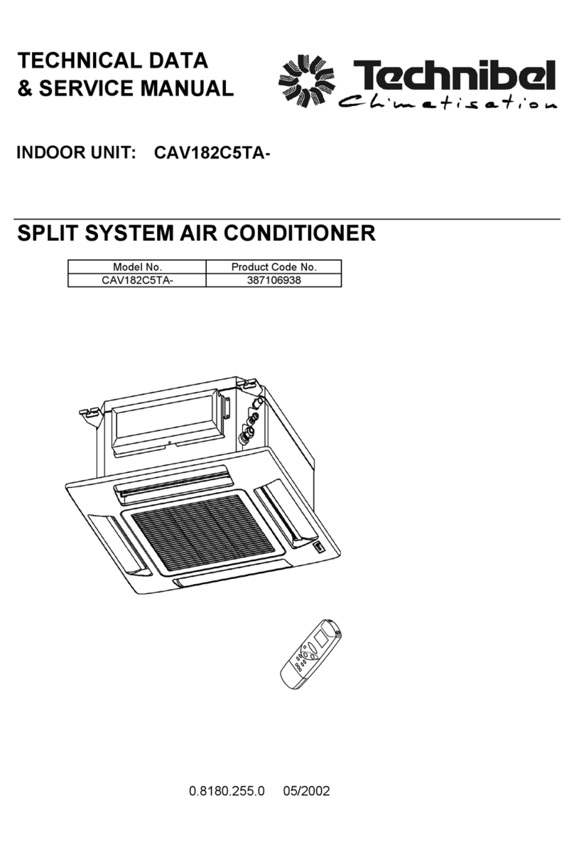 Technibel Climatisation CAV182C5TA Series Manual
