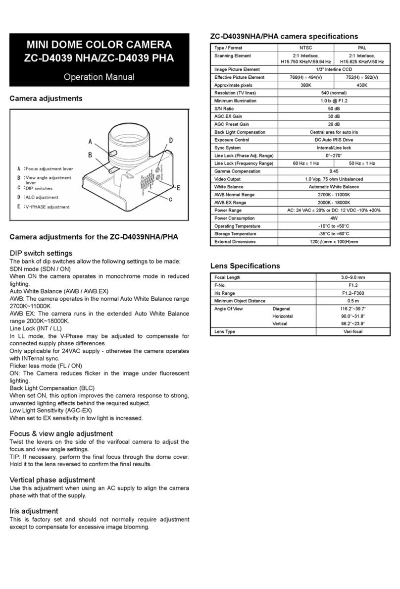 Ganz ZC-D4039 PHA Operation manual