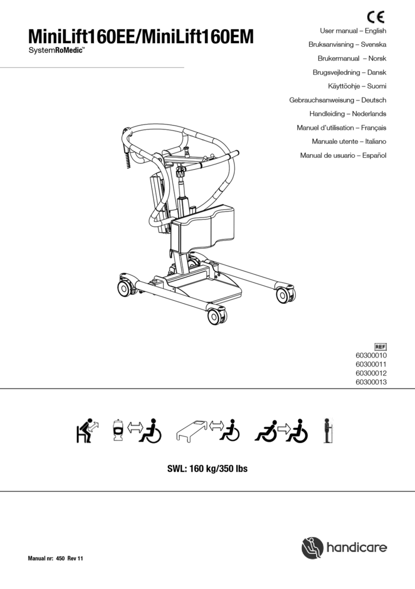 SystemRoMedic MiniLift160EE User manual
