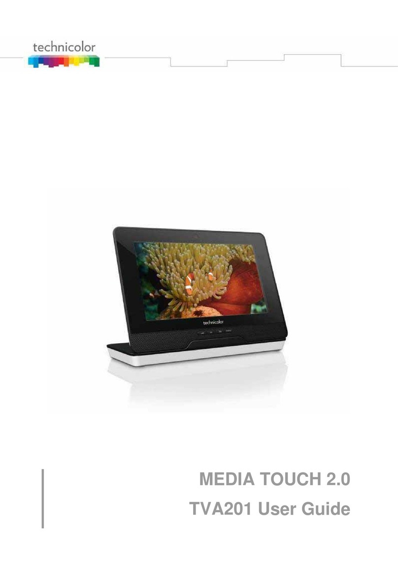 Technicolor MEDIA TOUCH 2.0 user guide