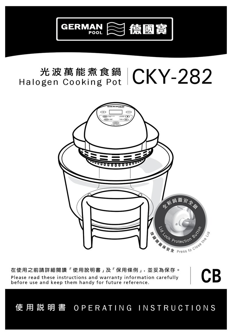 German pool CKY-282 operating instructions