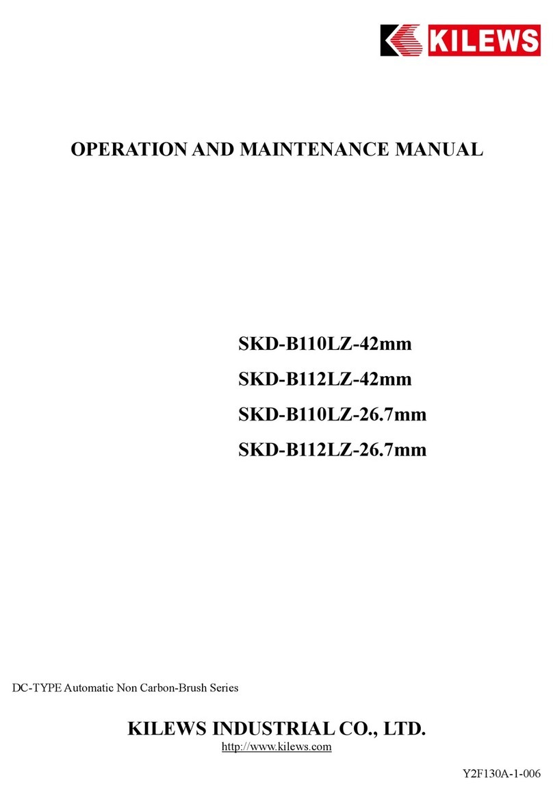 Kilews SKD-B110LZ-42mm Operation and maintenance manual